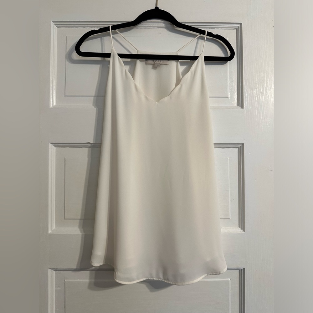LOFT Ivory Racerback Tank